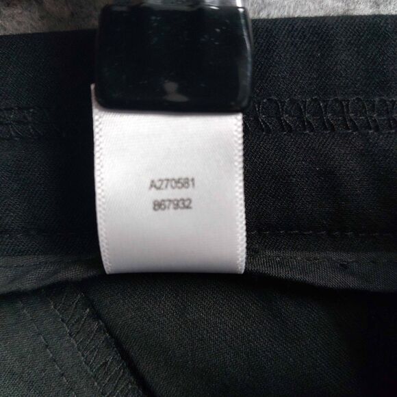 Isaac Mizrahi Live 24/7 Pant Size 10 Black Stretch Straight Leg - Picture 11 of 13